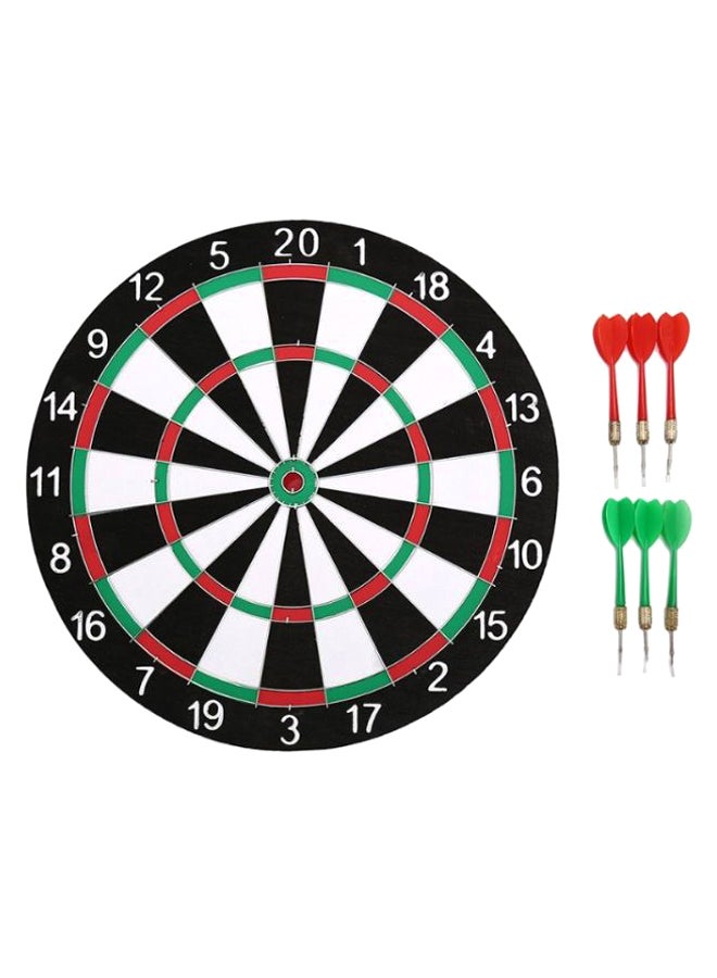 Marshal Fitness - 7-Piece Advanced Flocked Dart Game Set 17 x 0.5inch - Image 1