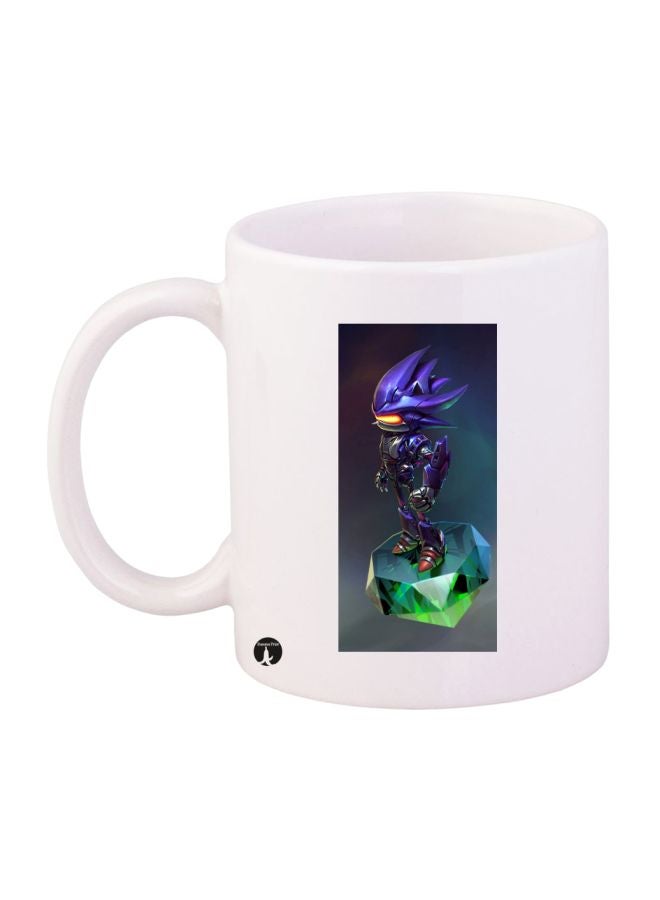 Sonic Printed Mug White/Blue/Green