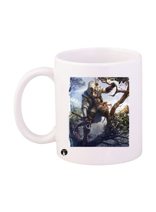 BP Assassin's Creed Video Game Printed Mug White/Grey/Green