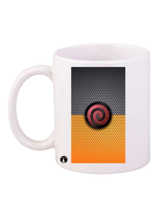 بي بي مج مطبوع بشخصية الإنيمي هامتارو أبيض/أسود/أصفر