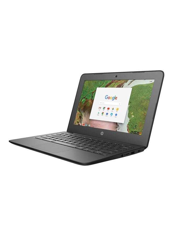 HP لابتوب كروم بوك 11 G6 EE بشاشة 11.6 بوصة، معالج سيليرون/ ذاكرة رام 4 جيجابايت/ ذاكرة eMMC سعة 16 جيجابايت/ بطاقة رسومات إنتل عالية الوضوح 500/ نظام تشغيل كروم OS أسود - Image 3