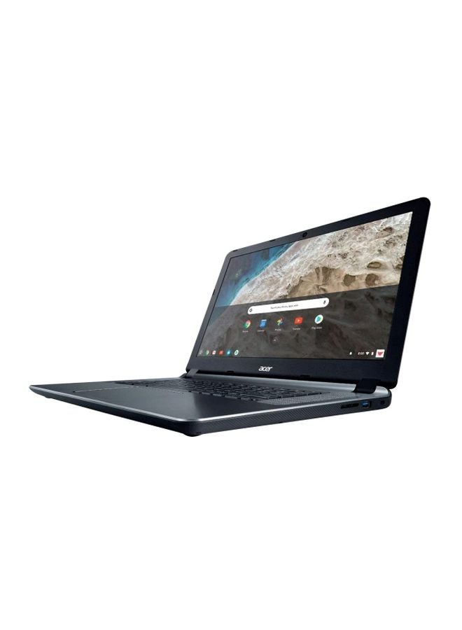 Chromebook 15 Laptop With 15.6-Inch Display, Celeron Processor/4GB RAM/16GB eMMC Flash Drive/Intel HD Graphics 400/Chrome OS English Black