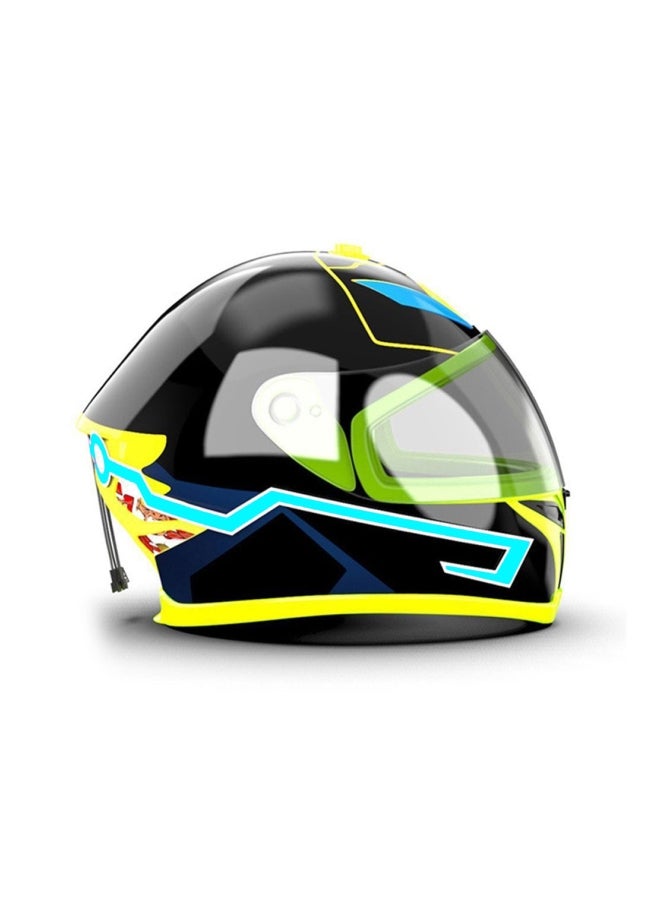 Generic 2-Piece Slow Flash Motorcycle Helmet Light Strip With Controller Set - Image 3