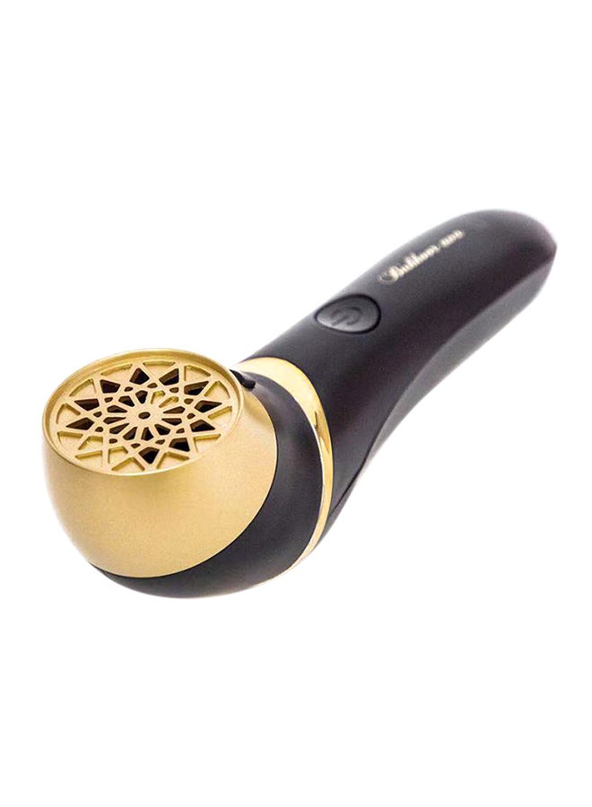 كروني جهاز لحرق البخور صغير وقابل للطي ومزود بمنفذ USB أسود/ذهبي 6.3x1.97بوصة - Image 2