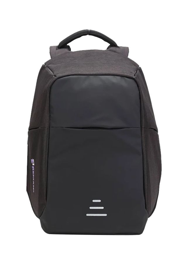 Reman Laptop Backpack With USB Charging Port Black - Image 1