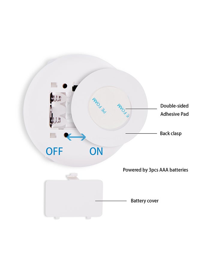 Motion Activated LED Under Bed Light White 10x3x10cm - Image 2