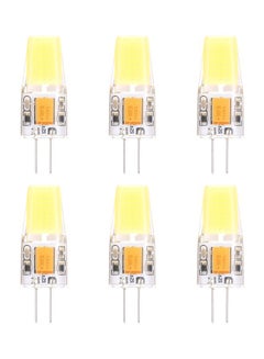 Tomshine Pack Of 6 COB SMD Halogen Bulb White 13.4x7.8x2.5cm  - Image 1