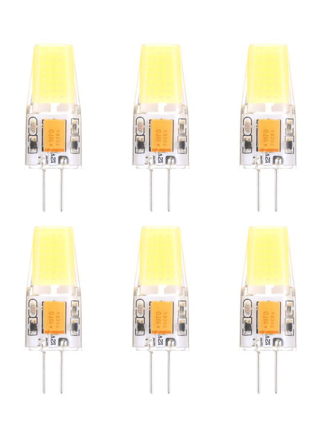 Tomshine Pack Of 6 COB SMD Halogen Bulb White 13.4x7.8x2.5cm  - Image 1