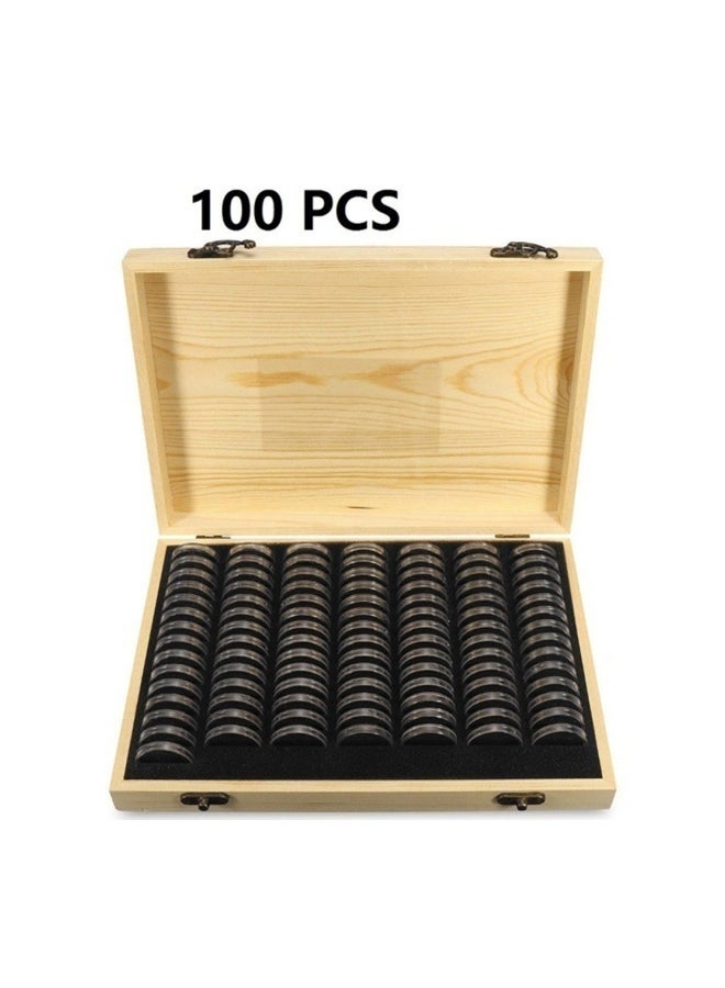 Commemorative Coins Storage Box Beige 28x5x19cm - Image 2