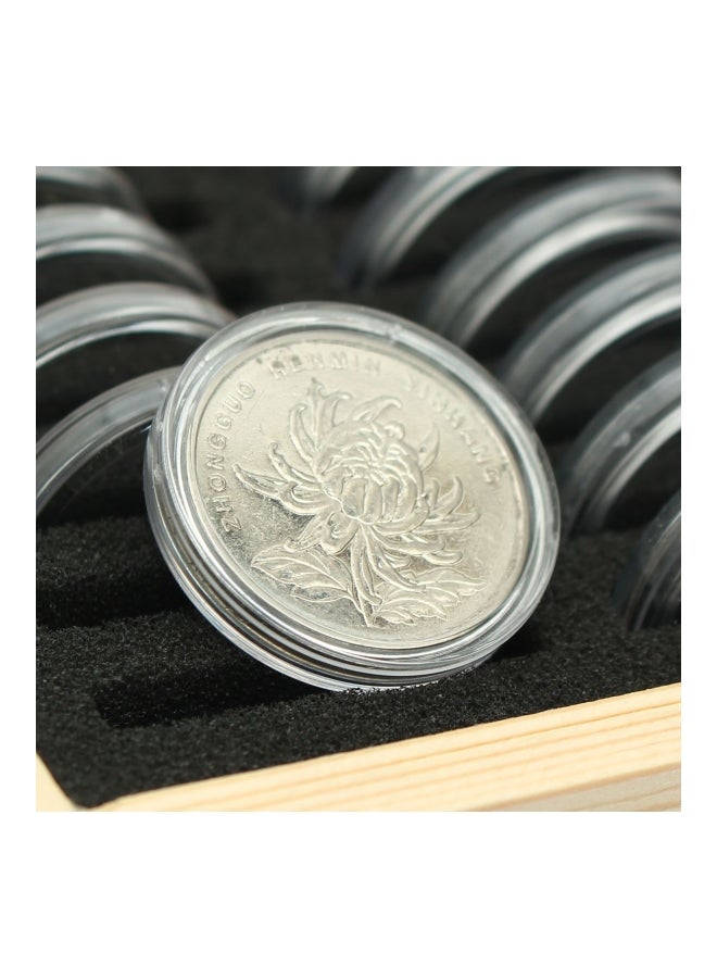 Commemorative Coins Storage Box Beige 28x5x19cm - Image 3
