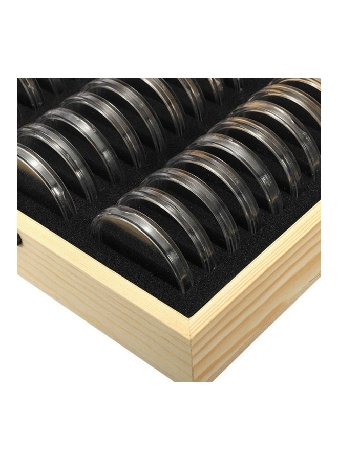 Commemorative Coins Storage Box Beige 28x5x19cm - Image 4