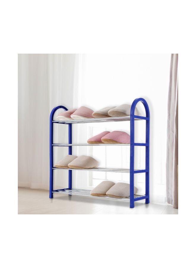 4-Tier Shoe Rack Stand Blue 57x19x57cm  - Image 5
