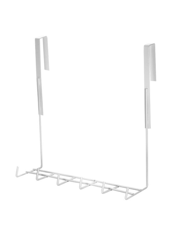 6-In-1 Multifunctional Hook Rack White - Image 1