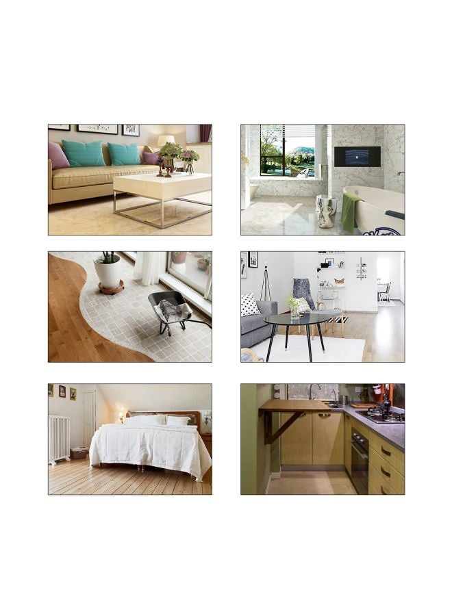 PVA Sponge Mop With Telescopic Pole Blue/Silver/Yellow 63x7x18cm - Image 4