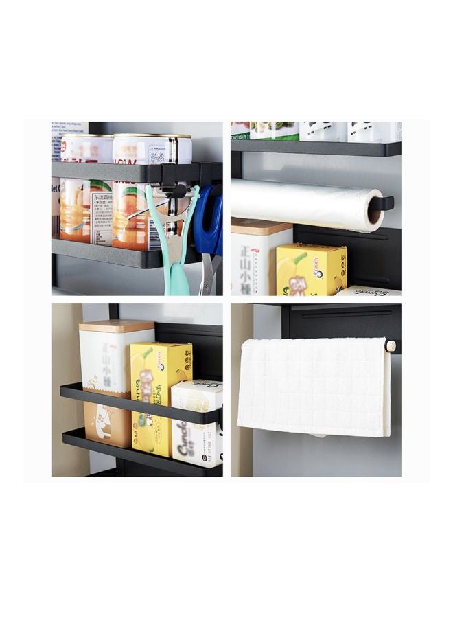 Multipurpose Shelf Storage Rack Black  - Image 3