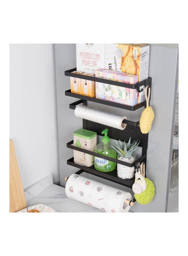 Multipurpose Shelf Storage Rack Black  - Image 2