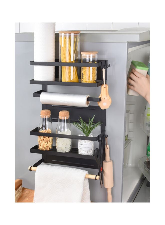 Multipurpose Shelf Storage Rack Black  - Image 5