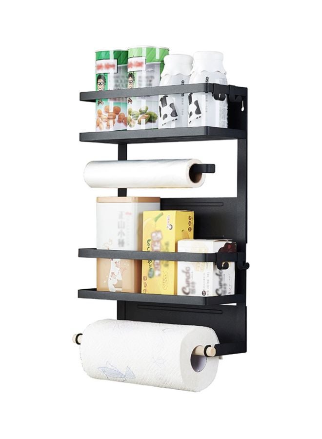 Multipurpose Shelf Storage Rack Black  - Image 4