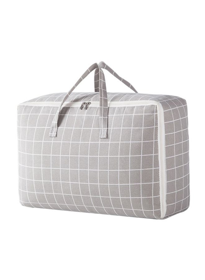 Damp-proof Clothes Organizing Bag Grey/White 32x4.5x26cm - Image 1