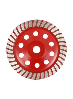 Generic Diamond Segment Grinding Wheel Red/Silver 7inch  - Image 1