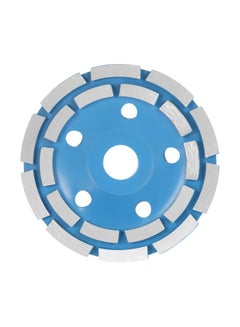 Generic Diamond 2 Row Segment Grinding Wheel Blue/Silver 5inch  - Image 1
