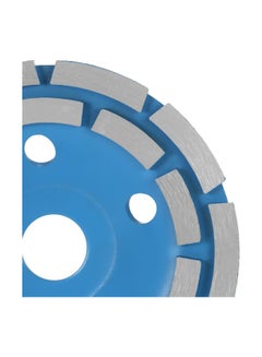 Generic Diamond 2 Row Segment Grinding Wheel Blue/Silver 5inch  - Image 4