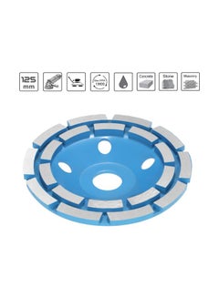 Generic Diamond 2 Row Segment Grinding Wheel Blue/Silver 5inch  - Image 5