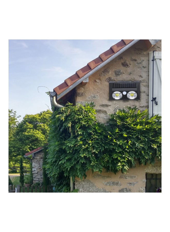 مصباح LED يعمل بالطاقة الشمسية يتم تثبيته على الحائط أبيض 195x120x50مم - Image 5