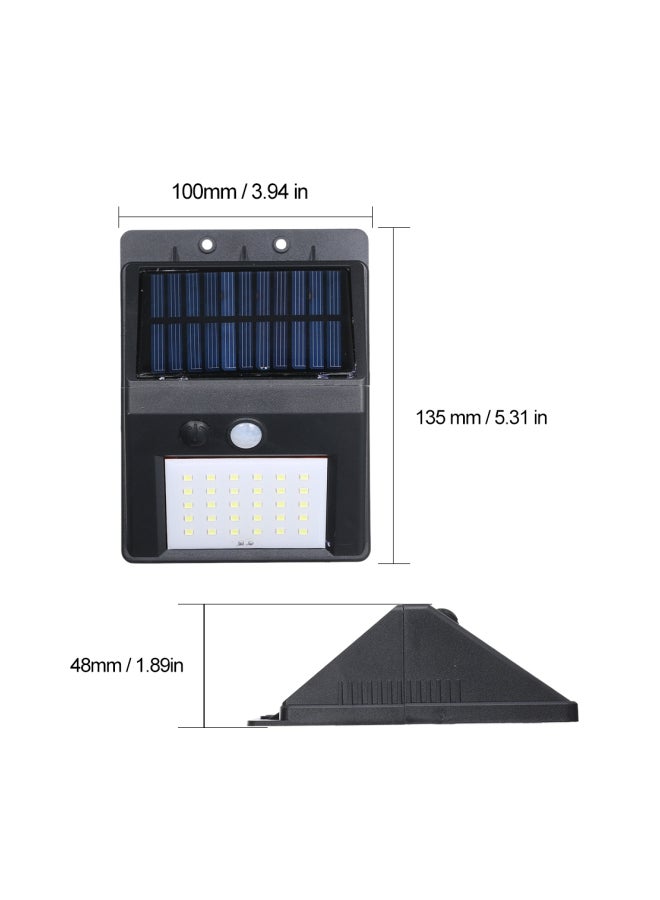 Solar Powered LED Wall Light White - Image 2