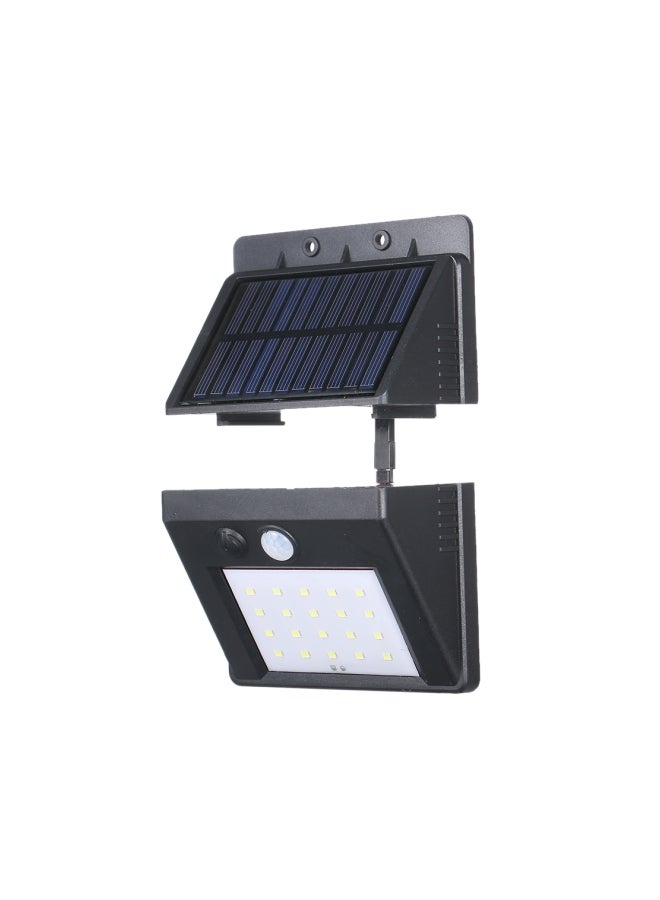 مصباح LED للحائط يعمل بالطاقة الشمسية أبيض - Image 5