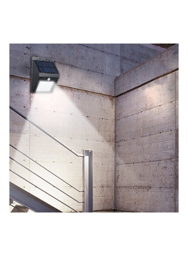 مصباح LED للحائط يعمل بالطاقة الشمسية أبيض - Image 4