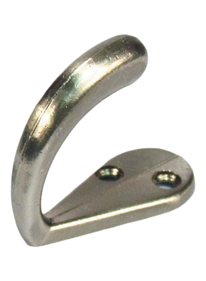 Single Face Hook Silver 3x2x2cm