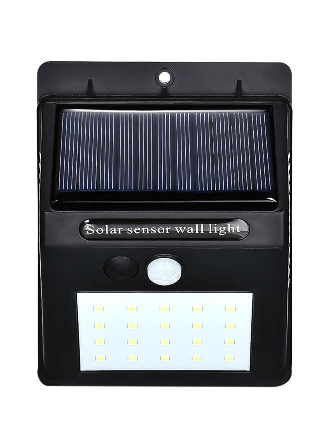 مصباح LED صديق للبيئة ويعمل بالطاقة الشمسية مزود بمستشعر للحركة أبيض - Image 1