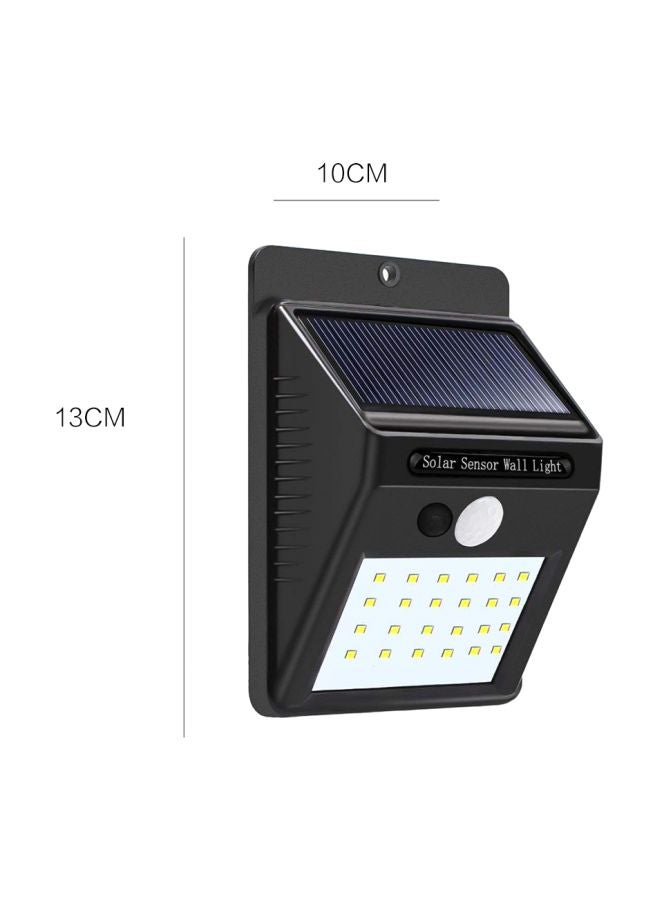 مصباح LED صديق للبيئة ويعمل بالطاقة الشمسية مزود بمستشعر للحركة أبيض - Image 2