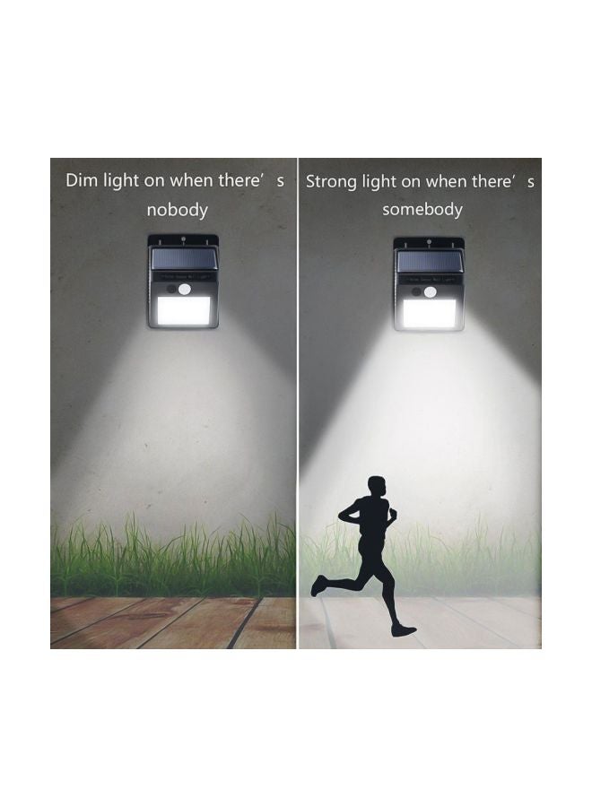 مصباح LED صديق للبيئة ويعمل بالطاقة الشمسية مزود بمستشعر للحركة أبيض - Image 4