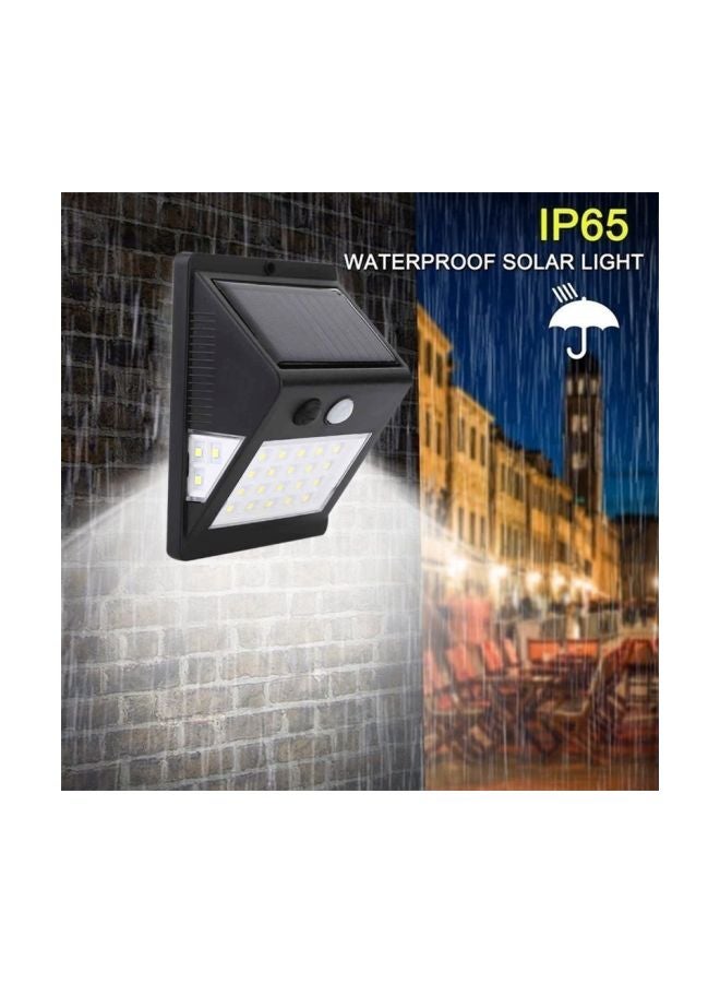 Solar Powered Motion Sensor LED Light White 13x10x5centimeter - Image 2