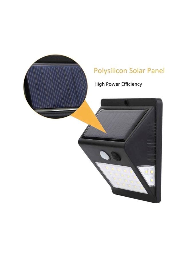 Solar Powered Motion Sensor LED Light White 13x10x5centimeter - Image 3