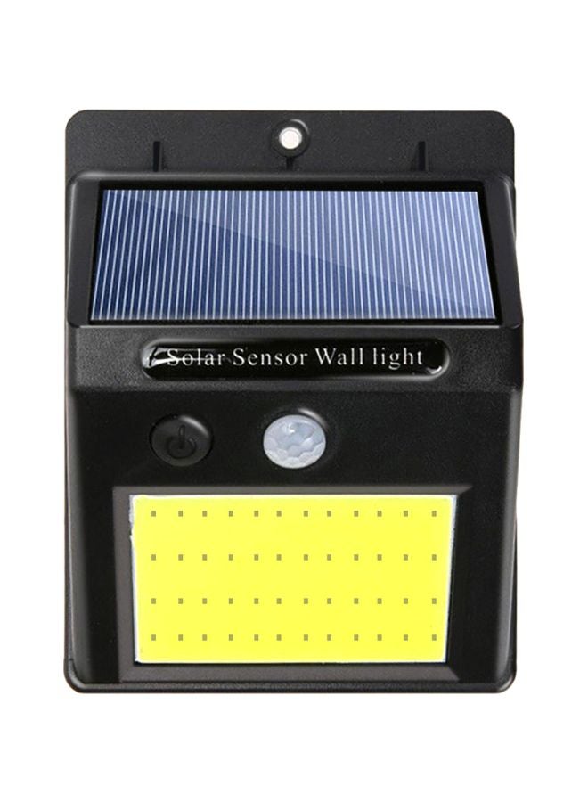 48-LED Solar Powered LED Light Yellow 13x10x5cm  - Image 1