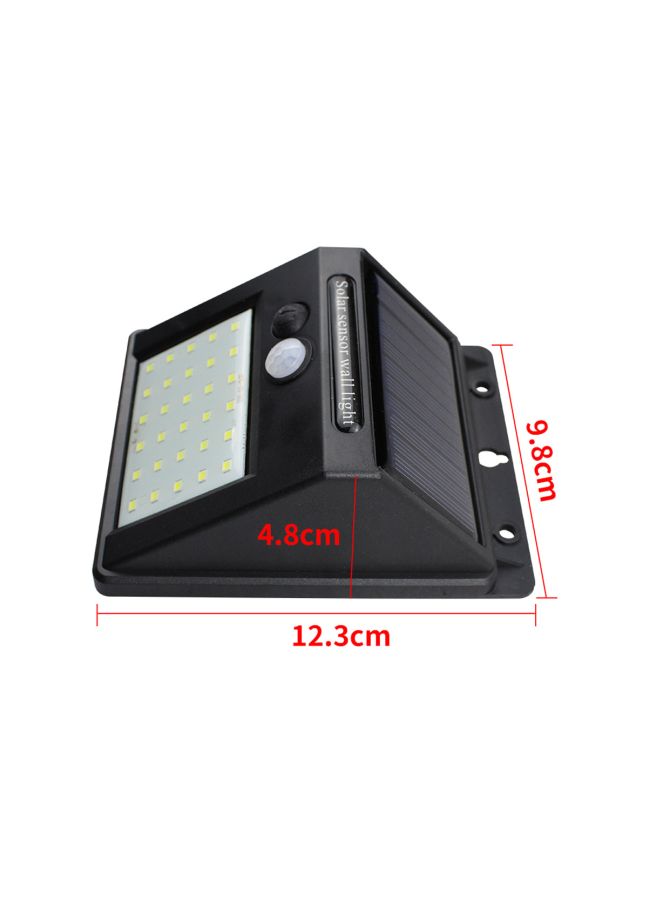 مصباح LED يعمل بالطاقة الشمسية ومزود بجهاز استشعار للحركة بالأشعة تحت الحمراء السلبية أبيض 13x10x5سم  - Image 3