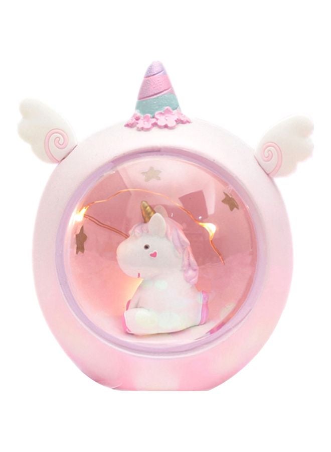 Generic - LED Unicorn Night Table Light Pink/White 14x11x8cm - Image 1