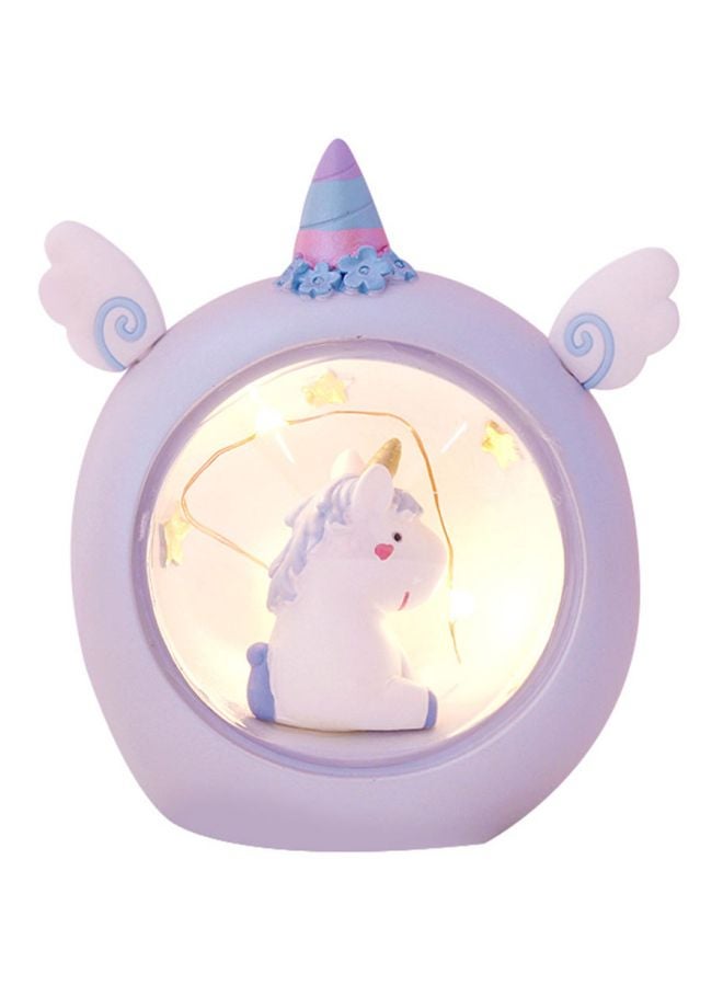 Generic - LED Unicorn Night Table Light Pink/White 14x11x8cm - Image 1