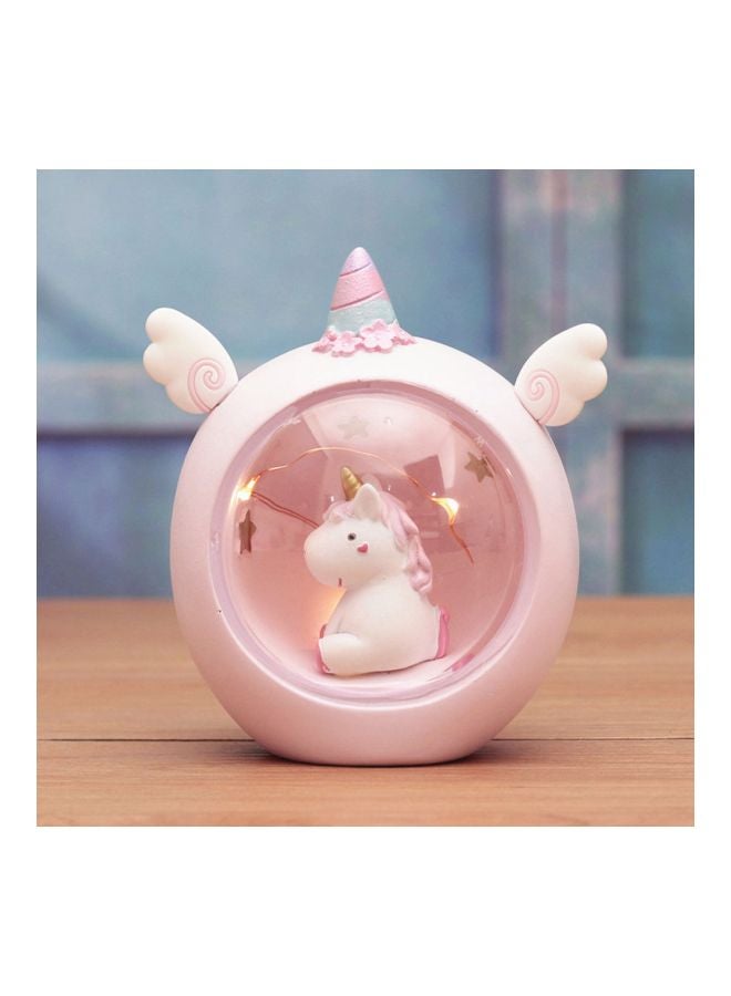 Generic - LED Unicorn Night Table Light Pink/White 14x11x8cm - Image 1