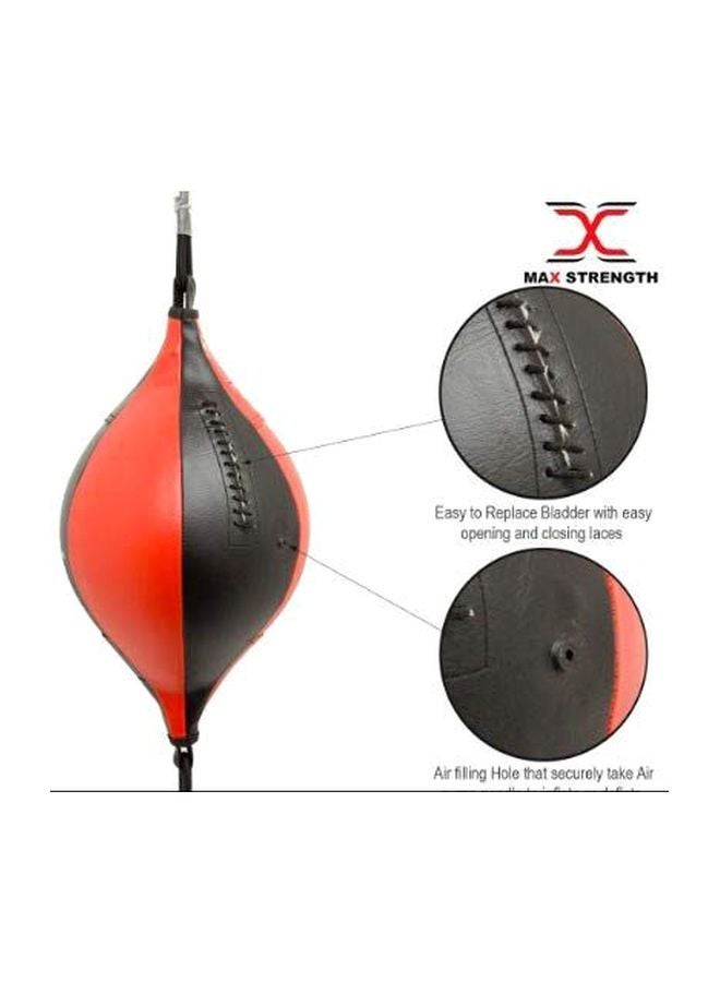 Max Strength Double End Synthetic Leather Speed Ball 36cm  - Image 2