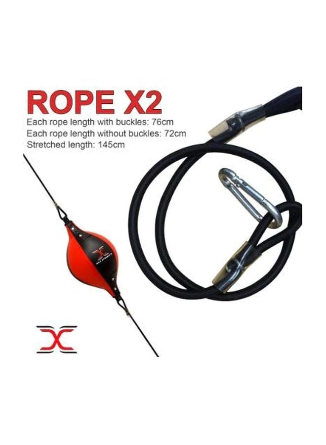 Max Strength Double End Synthetic Leather Speed Ball 36cm  - Image 5