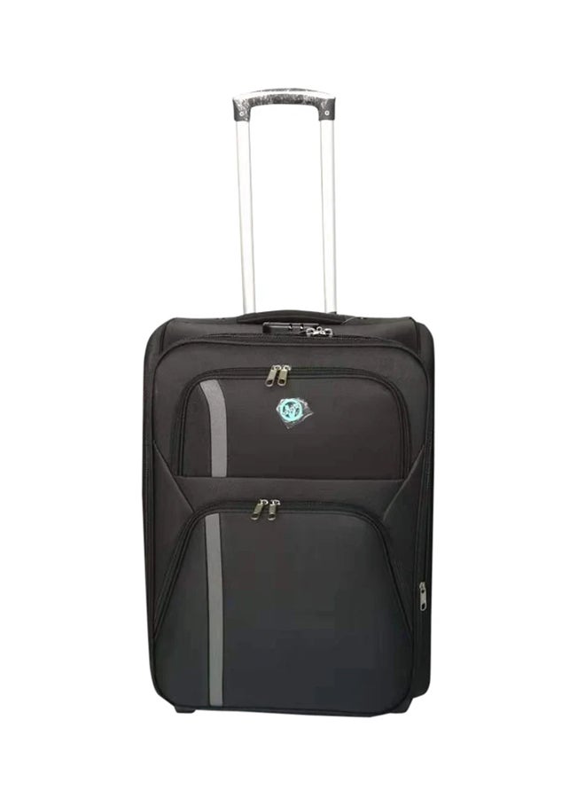 Visit Softside 4 Piece Luggage Trolley Set Black - Image 2