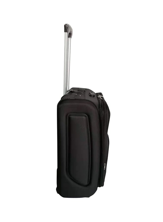 Visit Softside 4 Piece Luggage Trolley Set Black - Image 4