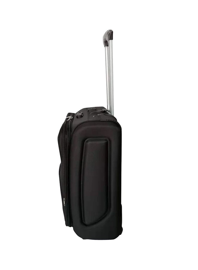 Visit Softside 4 Piece Luggage Trolley Set Black - Image 5