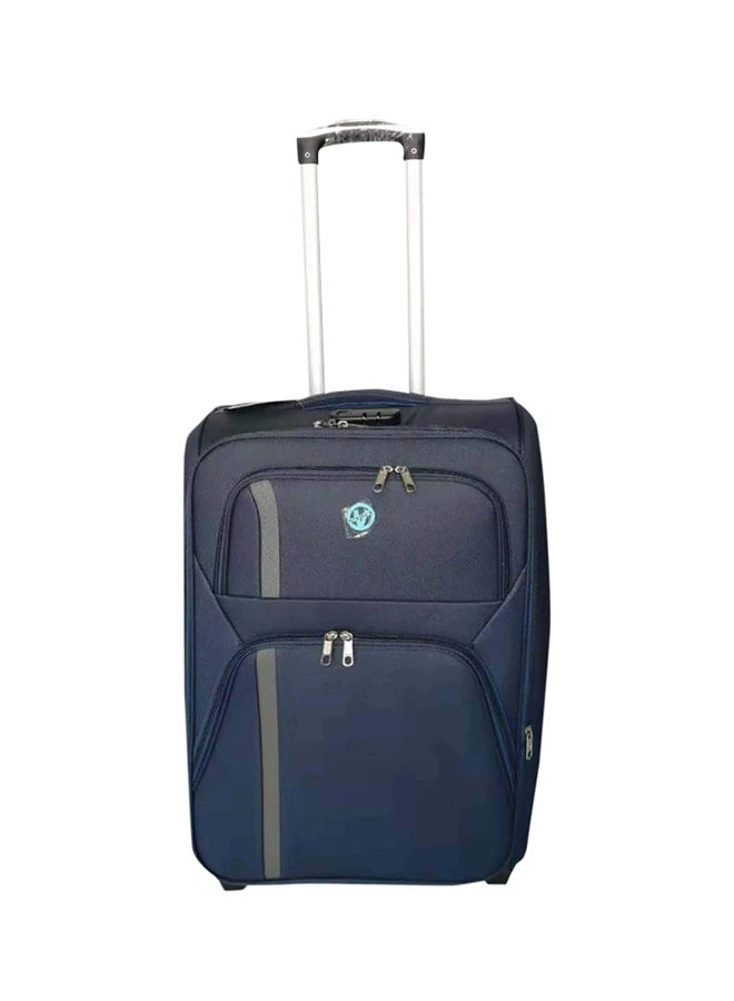 Visit - Softside 4 Piece Luggage Trolley Set Blue - Image 1