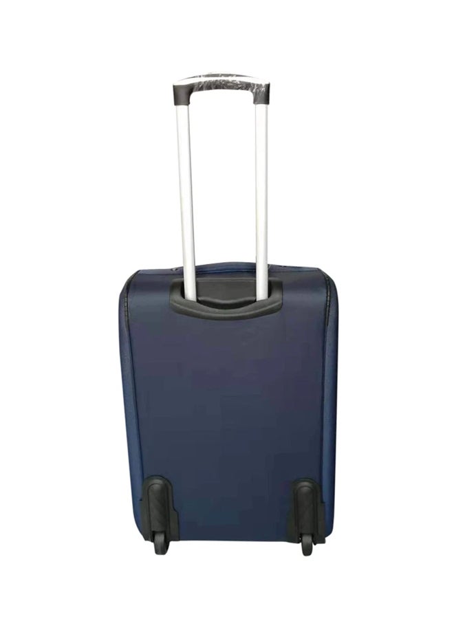 Visit - Softside 4 Piece Luggage Trolley Set Blue - Image 1