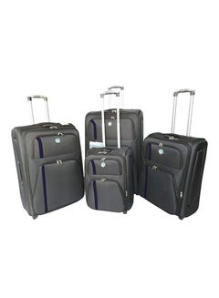 Visit Softside 4 Piece Luggage Trolley Set Grey  - Image 1